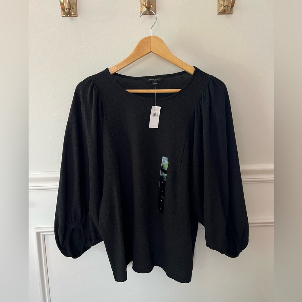 Banana Republic balloon sleeve blouse S